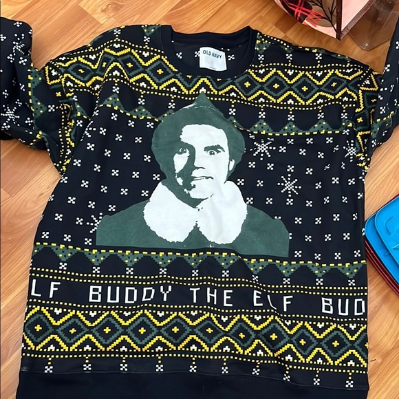 Buddy the Elf Old Navy Sweatshirt Christmas Size L - Picture 1 of 3